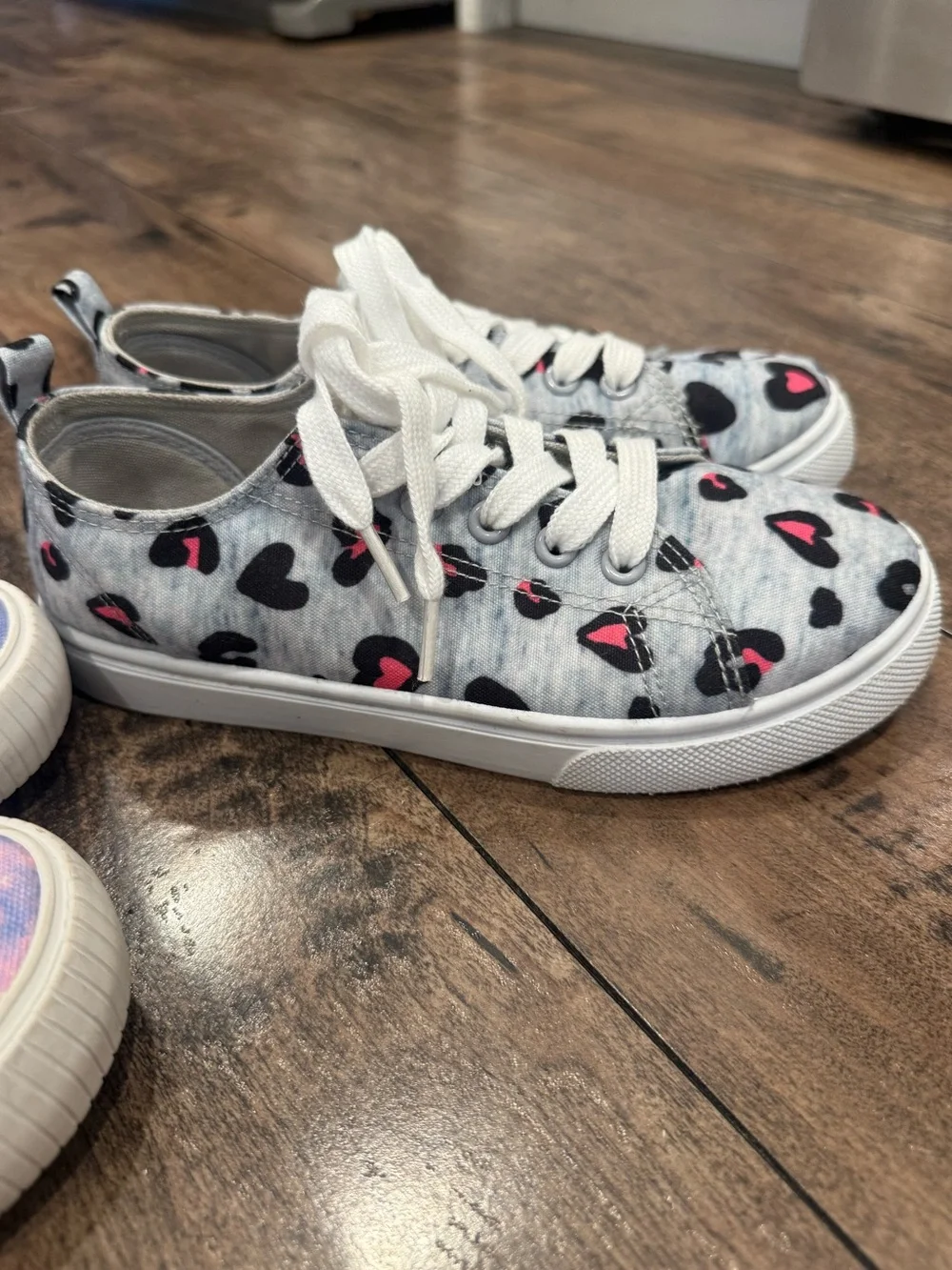 2 PAIRS - Like New - Girls Sneakers